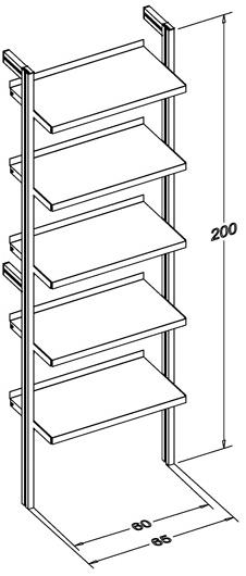 STUDIO T Книжный шкаф для офиса sun-id-1470990 - Вид №7
