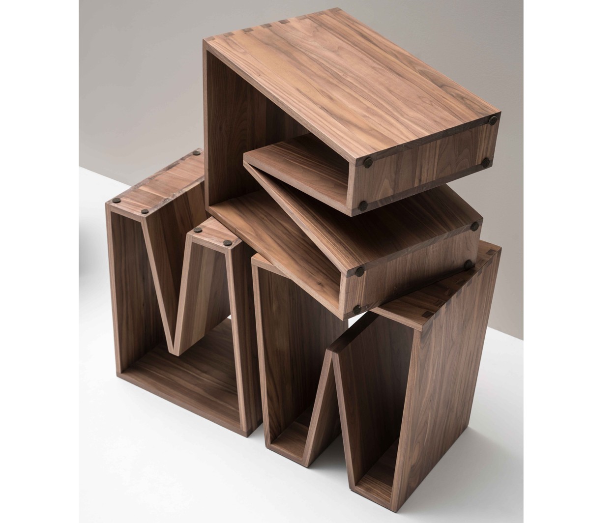 Ex.T Notch Wood Табурет из ореха EXNOTCHNOCE  - Вид №1