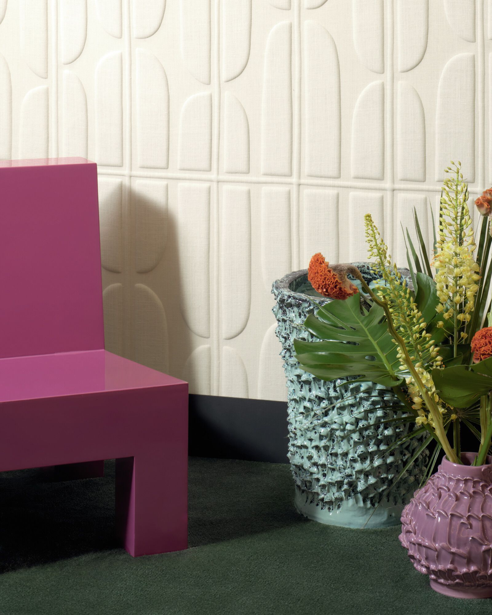 Льняная настенная ткань Élitis Forms ARCH-00039067 - Вид №1