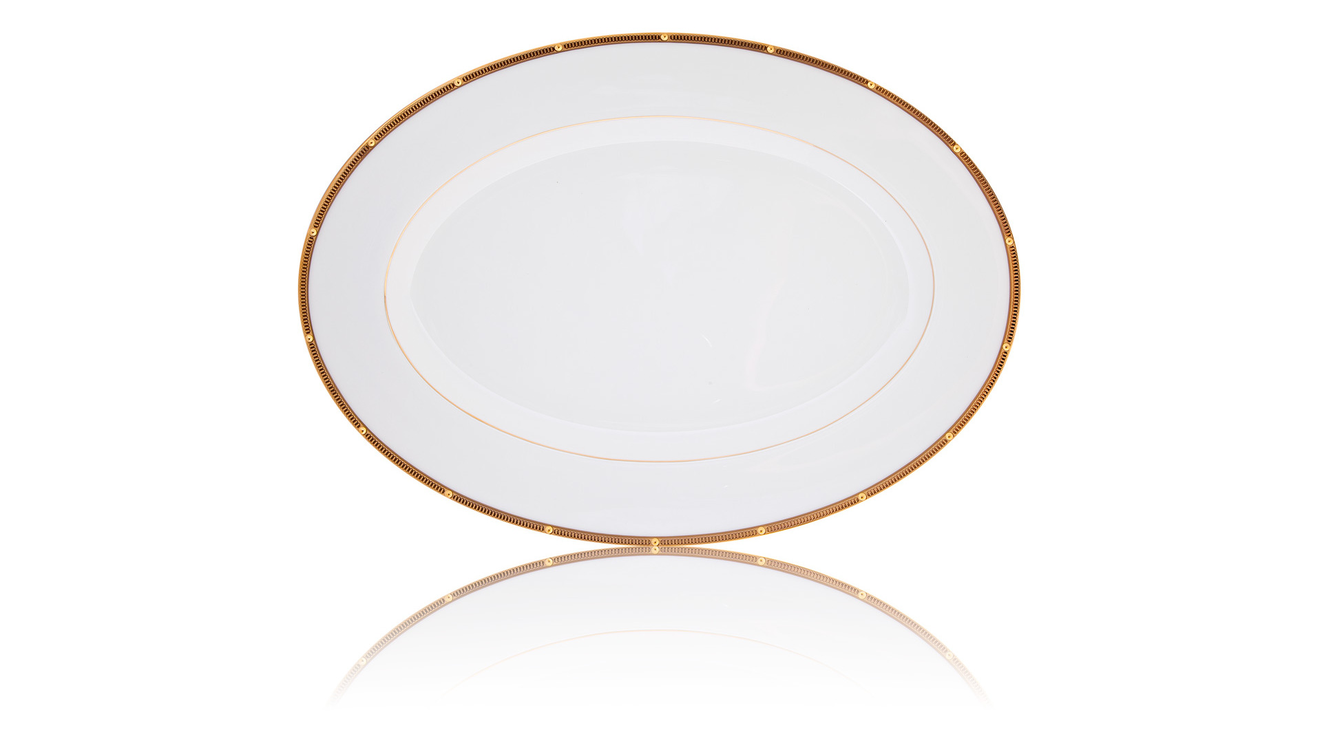 10665471 Noritake Сервиз столовый Noritake "Рочель,золотой кант" на 6 персон 21 предмет Фарфор костяной  - Вид №2
