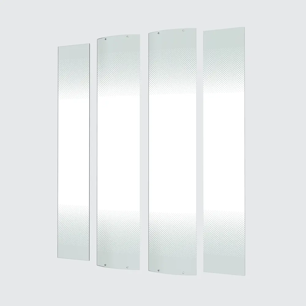 Комплект стекол для душевой ширмы Sensea Easy 1/4 круга 100x100 см с шелкографией, цвет профиля на выбор 88103640 STLM-2071258 - Вид №22