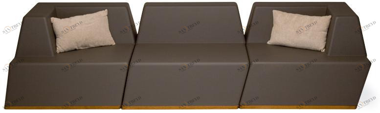 FISCHER MÖBEL 3-х местный диван из пеноматериала Univers sun-id-1408798