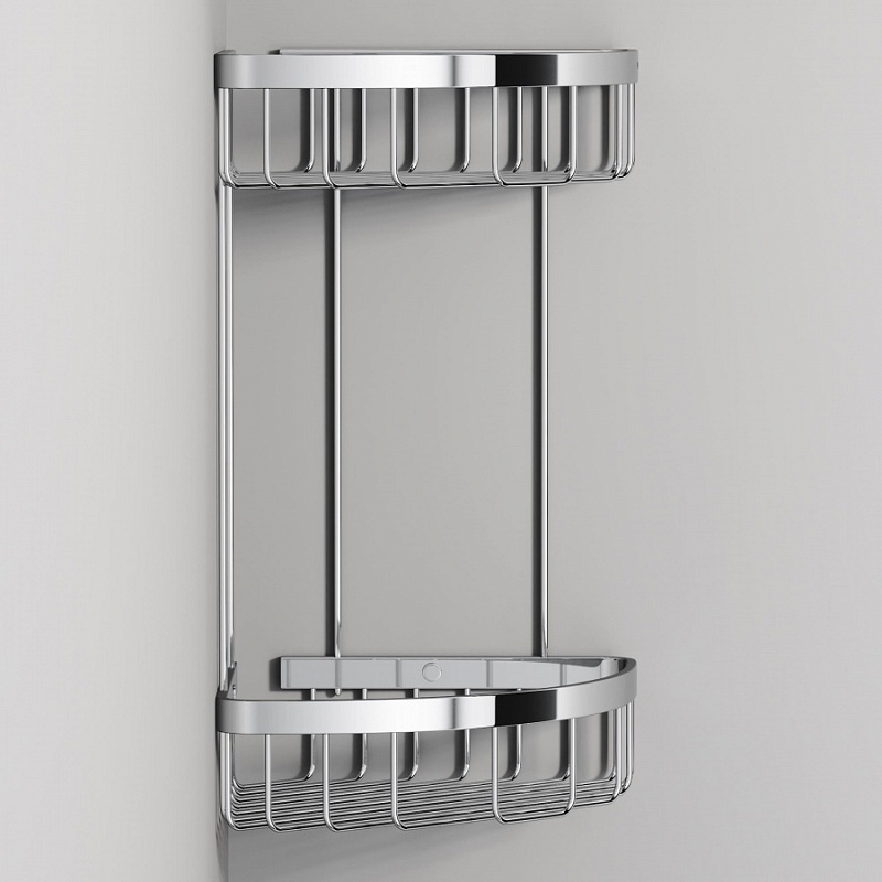 A7452200 Корзина для душа угловая двухъярусная хром AM.PM Sense L  - Вид №3