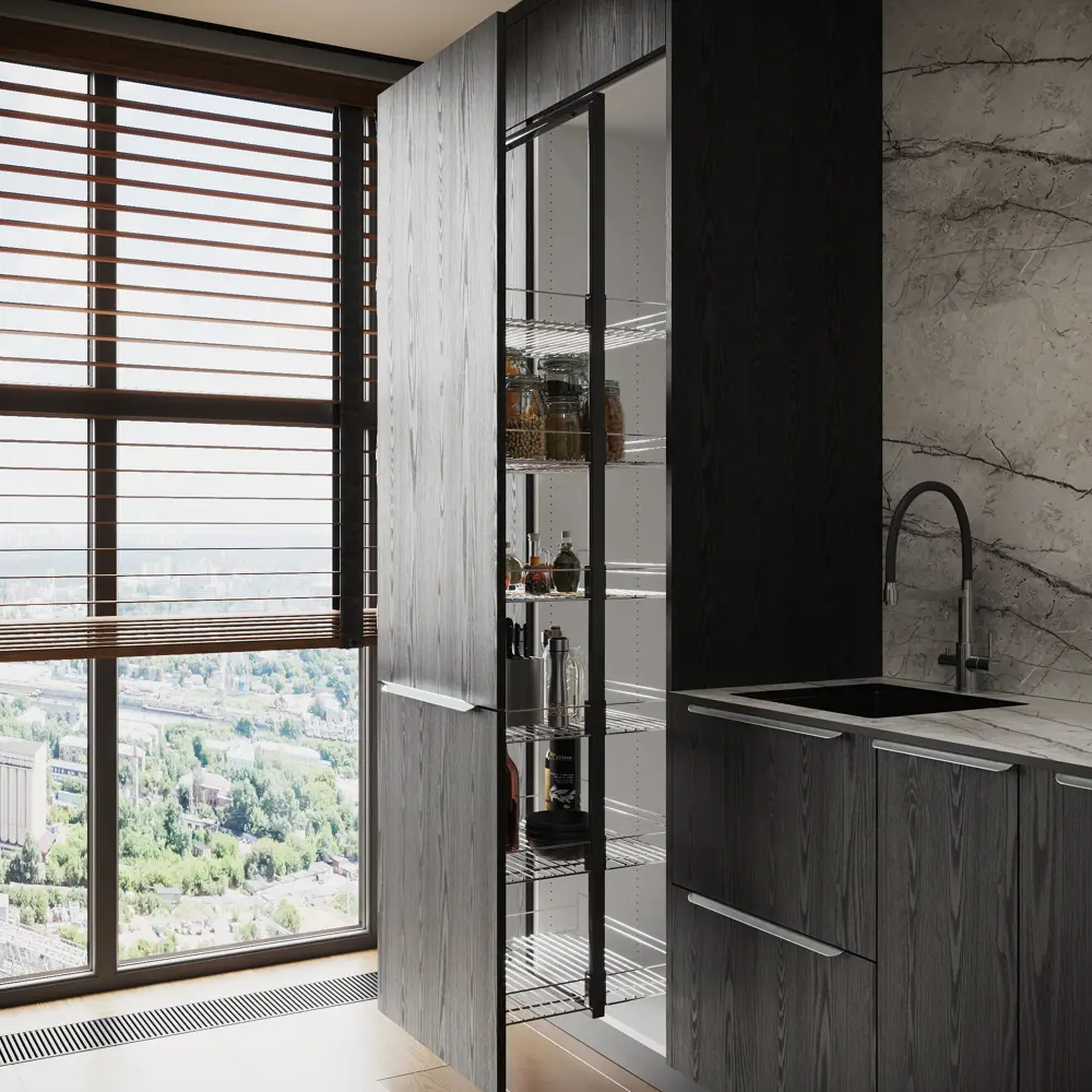 Konsensa Карниз Канск черный 200 см для современной кухни 89423398 STLM-1567445 - Вид №7