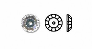 3128 Страз пришив. Crystal 4 мм кристалл белый ( crystal 001) Сваровски