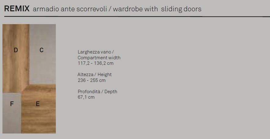 Gruppo Tomasella Модульный шкаф-купе с раздвижными дверцами sun-id-1386365 - Вид №3