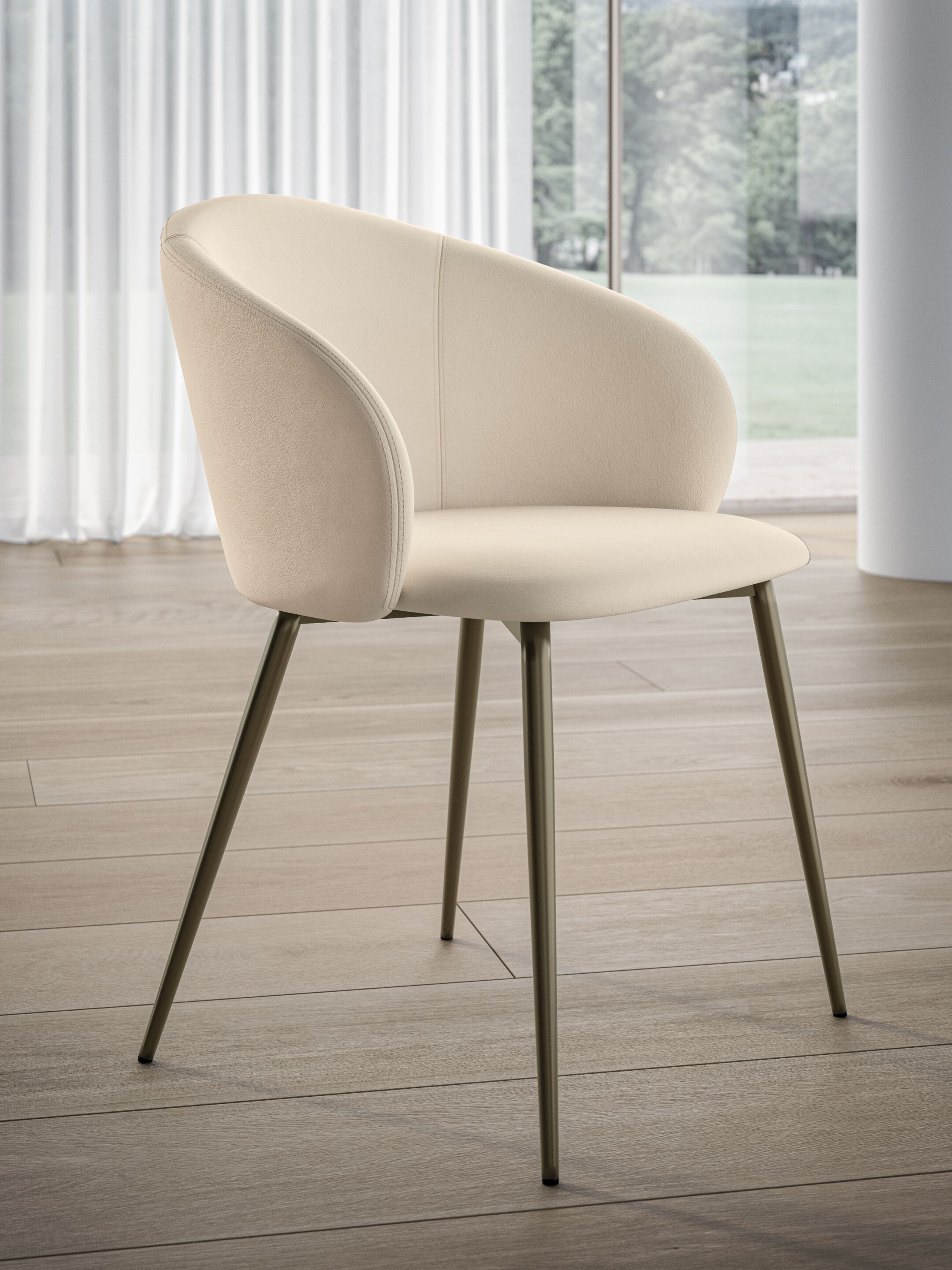 Мягкий стул с подлокотниками Bontempi Casa Rebecca ARCH-00124028 - Вид №2