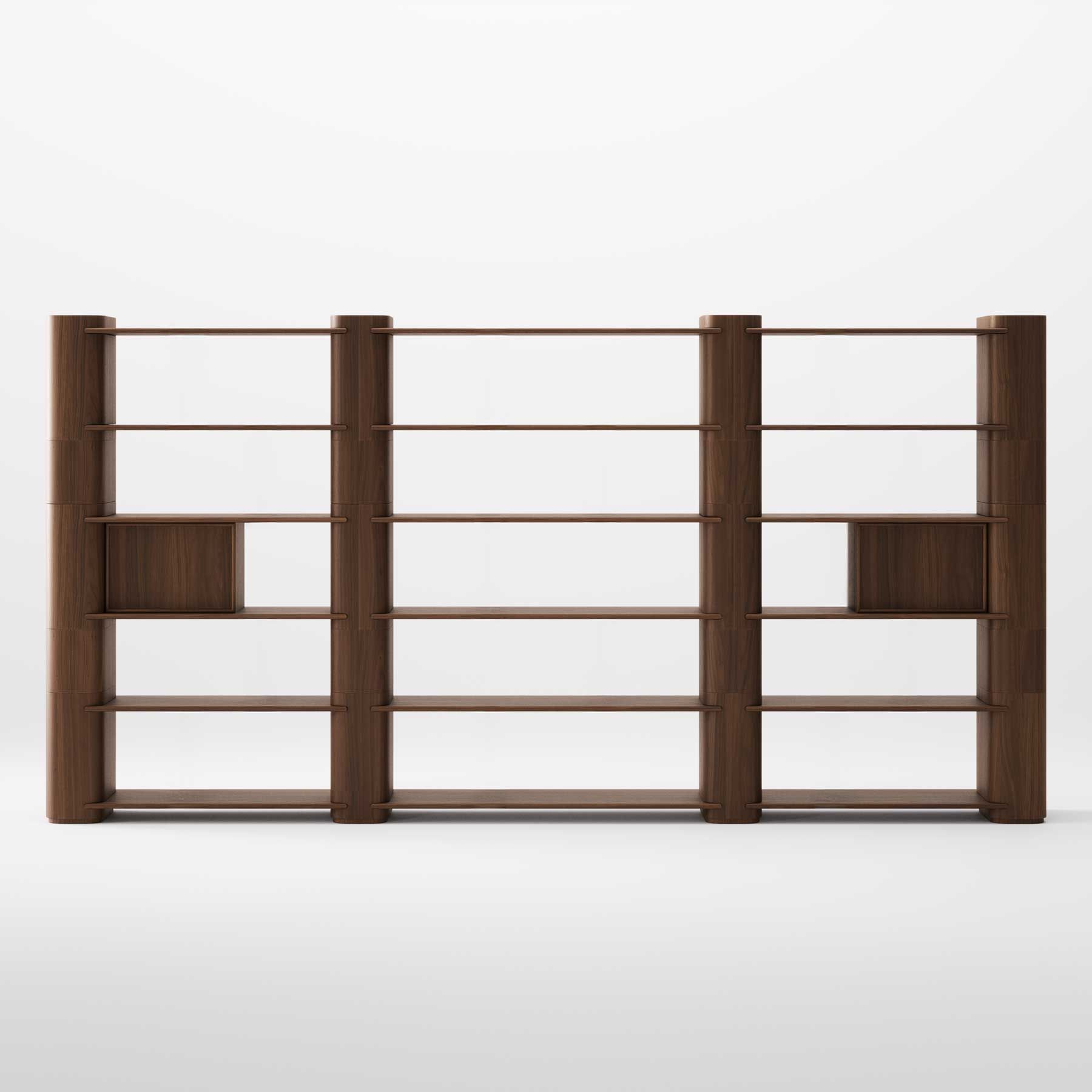 Деревянный самонесущий модульный книжный шкаф Wewood Path ARCH-00032308 - Вид №16