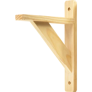 Кронштейн деревянный №15 15х20 см нагрузка до 30 кг, сосна