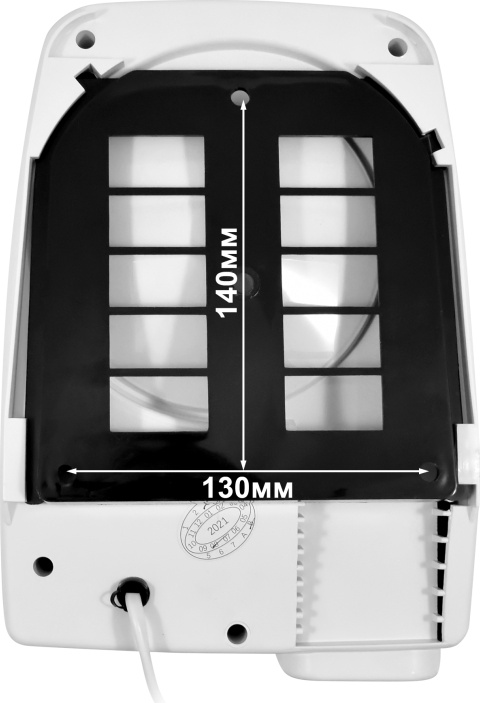 1401.334 Сушилка для рук тихая 120 PUFF  - Вид №7