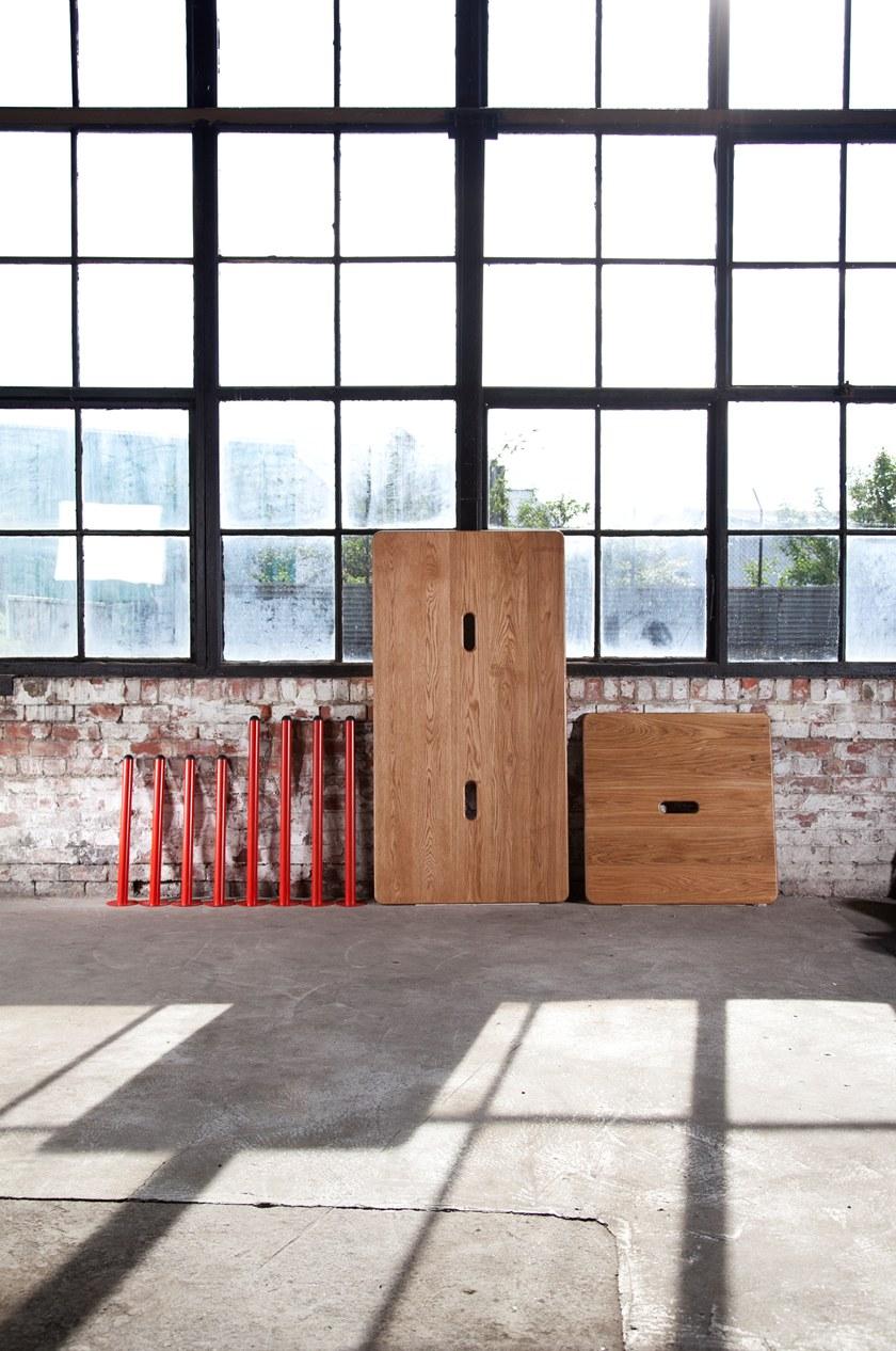 Deadgood Квадратный дубовый стол Working girl Wg3s - Вид №3