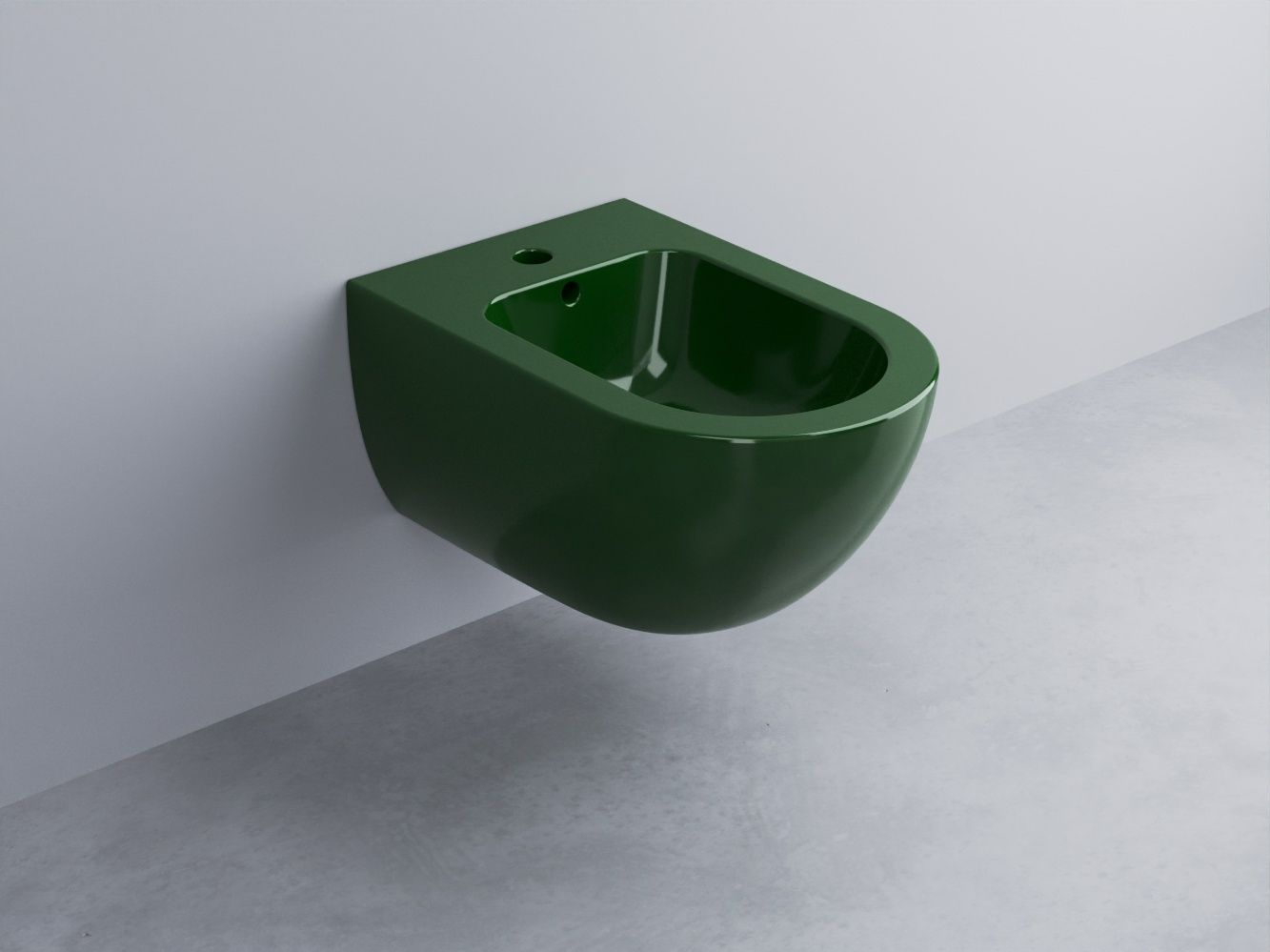 EJBS-AL Биде подвесное с одним отверстием под смеситель, в комплекте с крепежами Enjoy 53 cielo Enjoy + Amedeo Ceramica Cielo