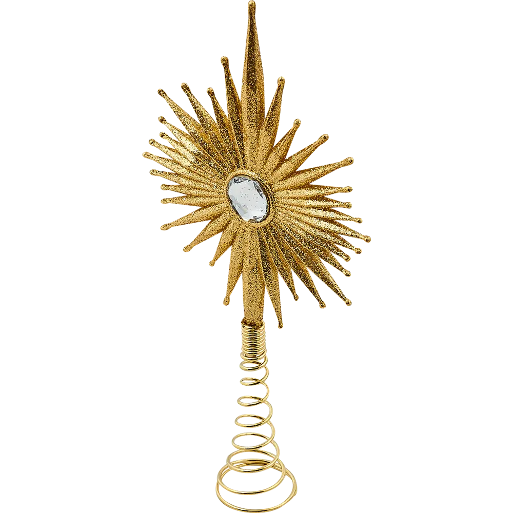 Верхушка для ёлки «Сияние» 20 см, цвет золотой 82711951 STLM-2126473 Erichkrause decor 