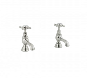 Gentry Home Смеситель для раковины мостик на 2 отверстия 200мм Mayfair Nickel GH102134