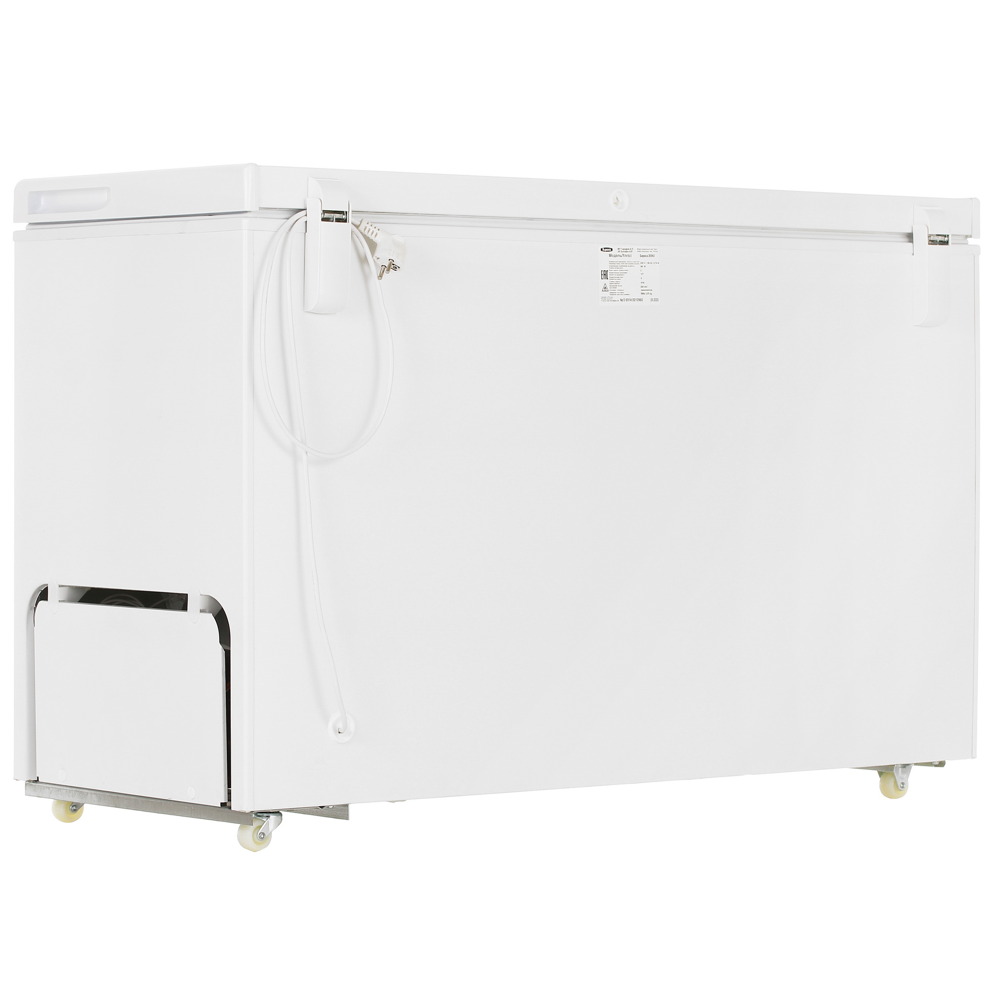 8157673 Морозильный ларь Бирюса Б-285KX белый STDN-0139659 - Вид №4