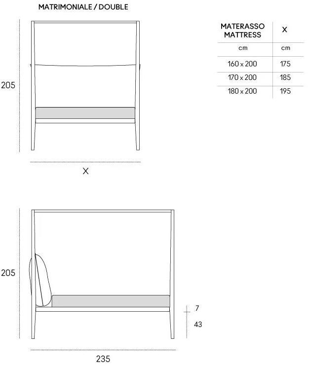 Casamania & Horm Кровать с балдахином со съемным мягким изголовьем Moheli sun-id-1451353 - Вид №7