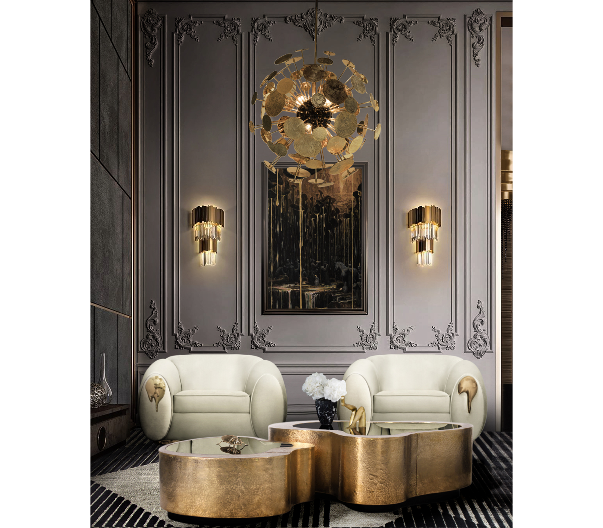 0-086 Подвесной светильник Newton Boca Do Lobo  - Вид №4