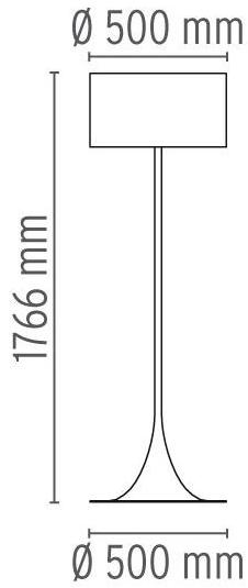 Flos Торшер из литого под давлением алюминия Home collection - pavimento F6612009 - Вид №6