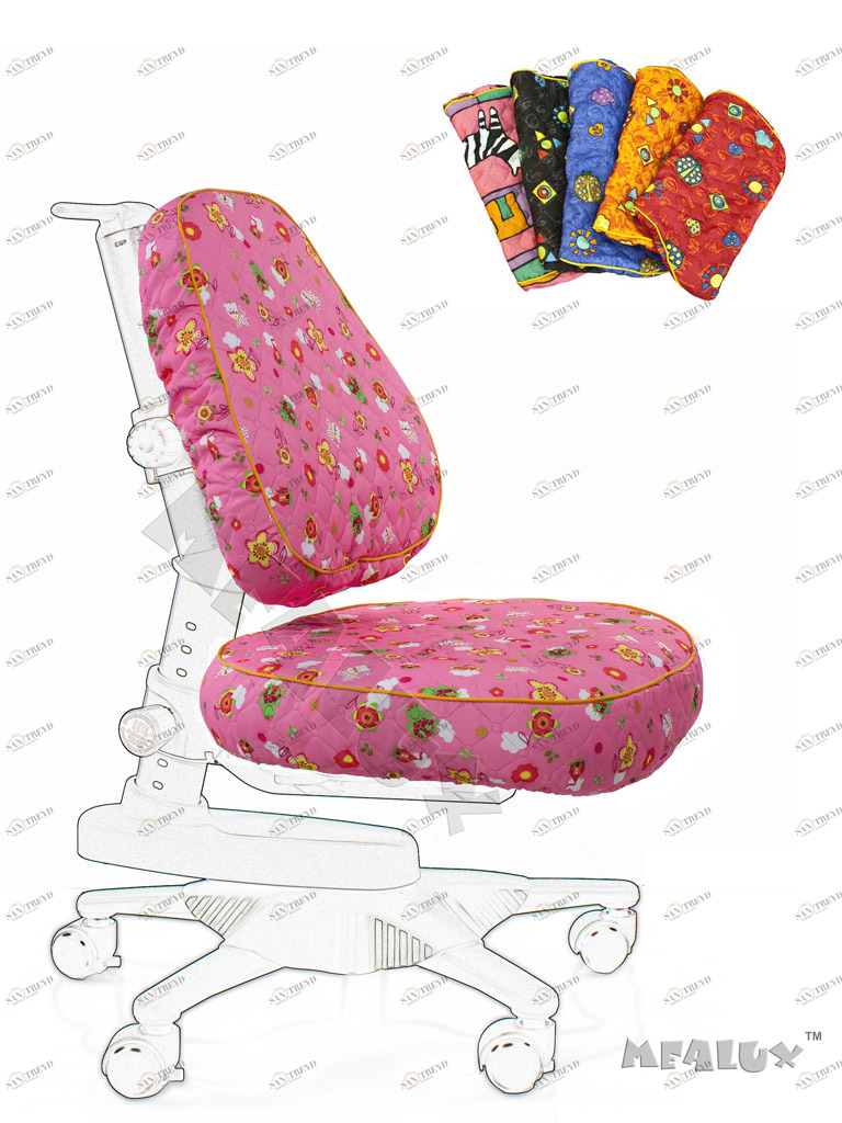 Чехол для кресла Newton/Match розовый с цветочками COMF-PRO  261274 Розовый Santreyd 