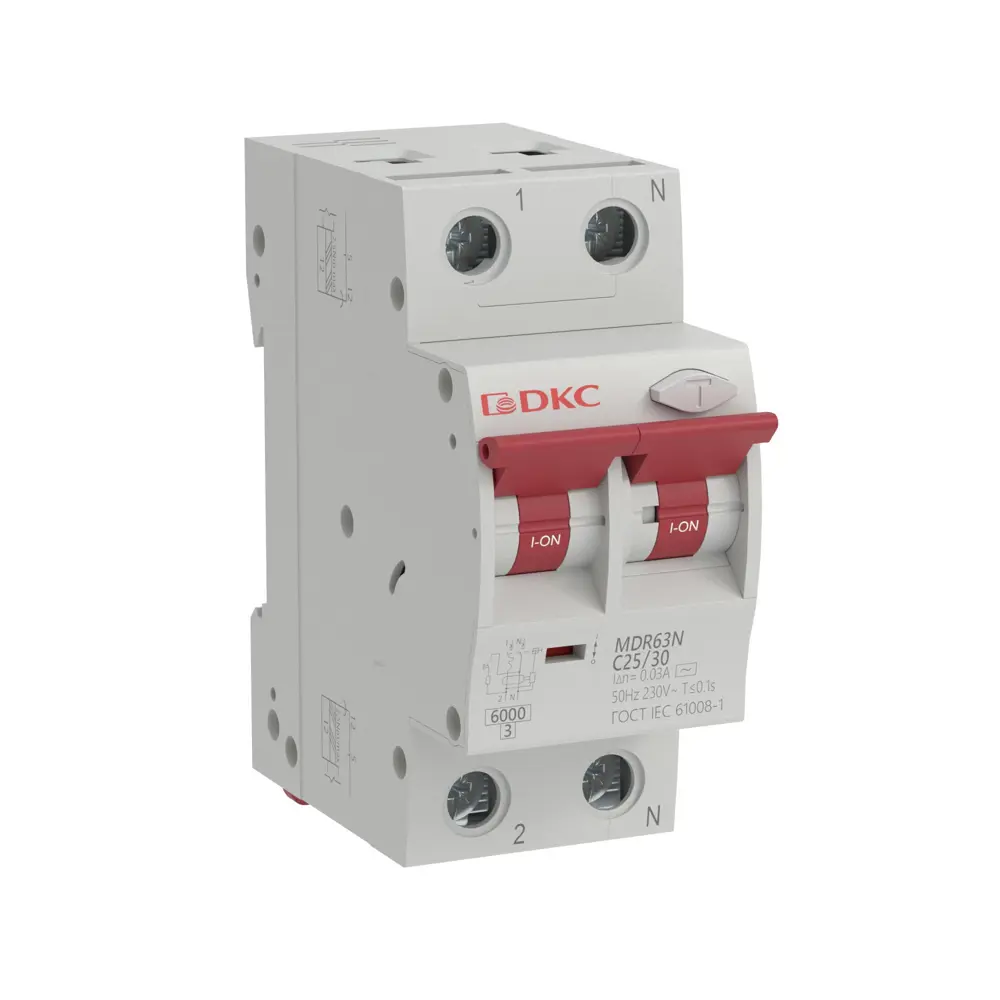 Дифференциальный автомат DKC Yon 2P C25А 30 мА 6 кА А STLM-2020311 - Вид №1