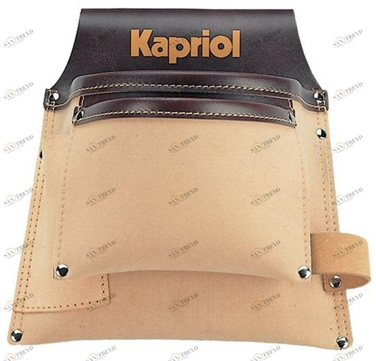 KAPRIOL Кожаная сумка с двойным карманом Hand tools - accessori hand tools sun-id-1457509