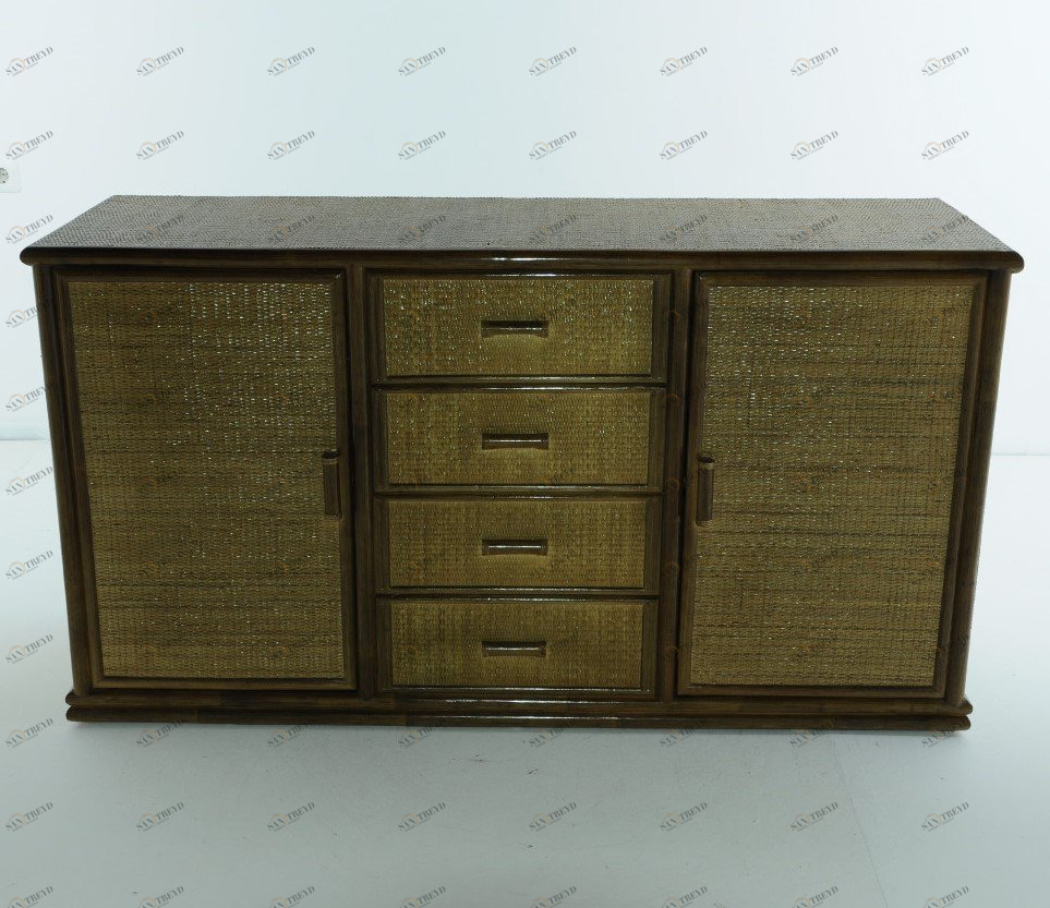 Комод из ротанга зеленый "Олива" 08/32 VINOTTI  00-3885293 Зеленый 