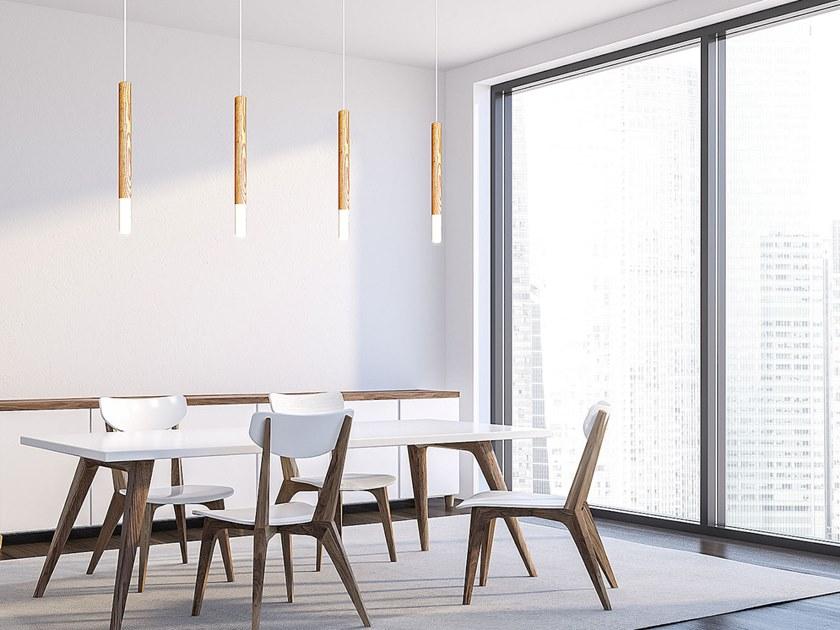 Valaisin Grönlund Led подвесной светильник из дерева Flute 10025-color - Вид №3