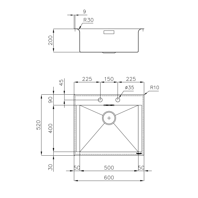 1410000 Мойка New Wave 1410 000 Fosterspa  - Вид №1