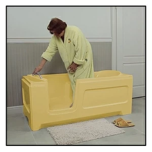 Ванна с дверцей Akcjum Relax 160-80-LH-Z лежачая левосторонняя желтая