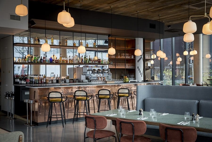 Высокий деревянный стул с мягким сиденьем Mambo Unlimited Ideas ARCH-00038897 - Вид №4