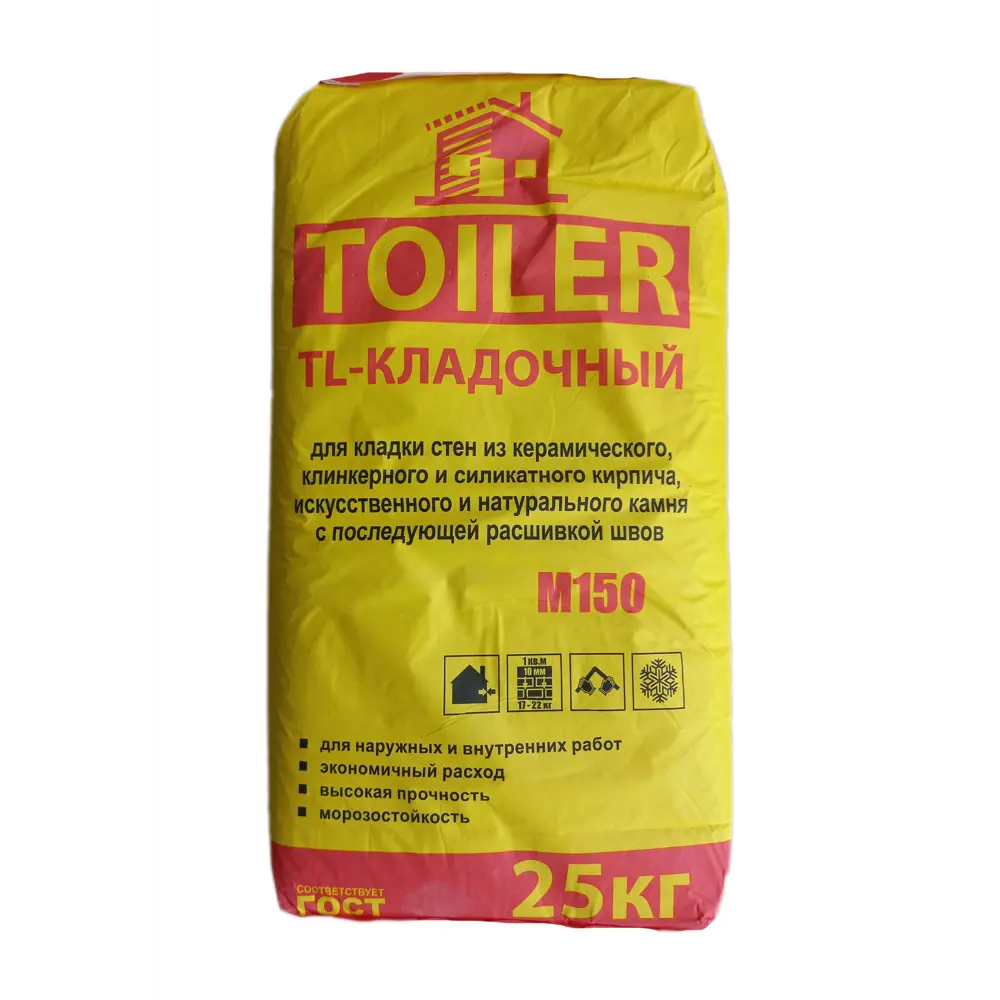 Кладочная смесь Toiler M150 TL 25 кг 84857725 STLM-2049711