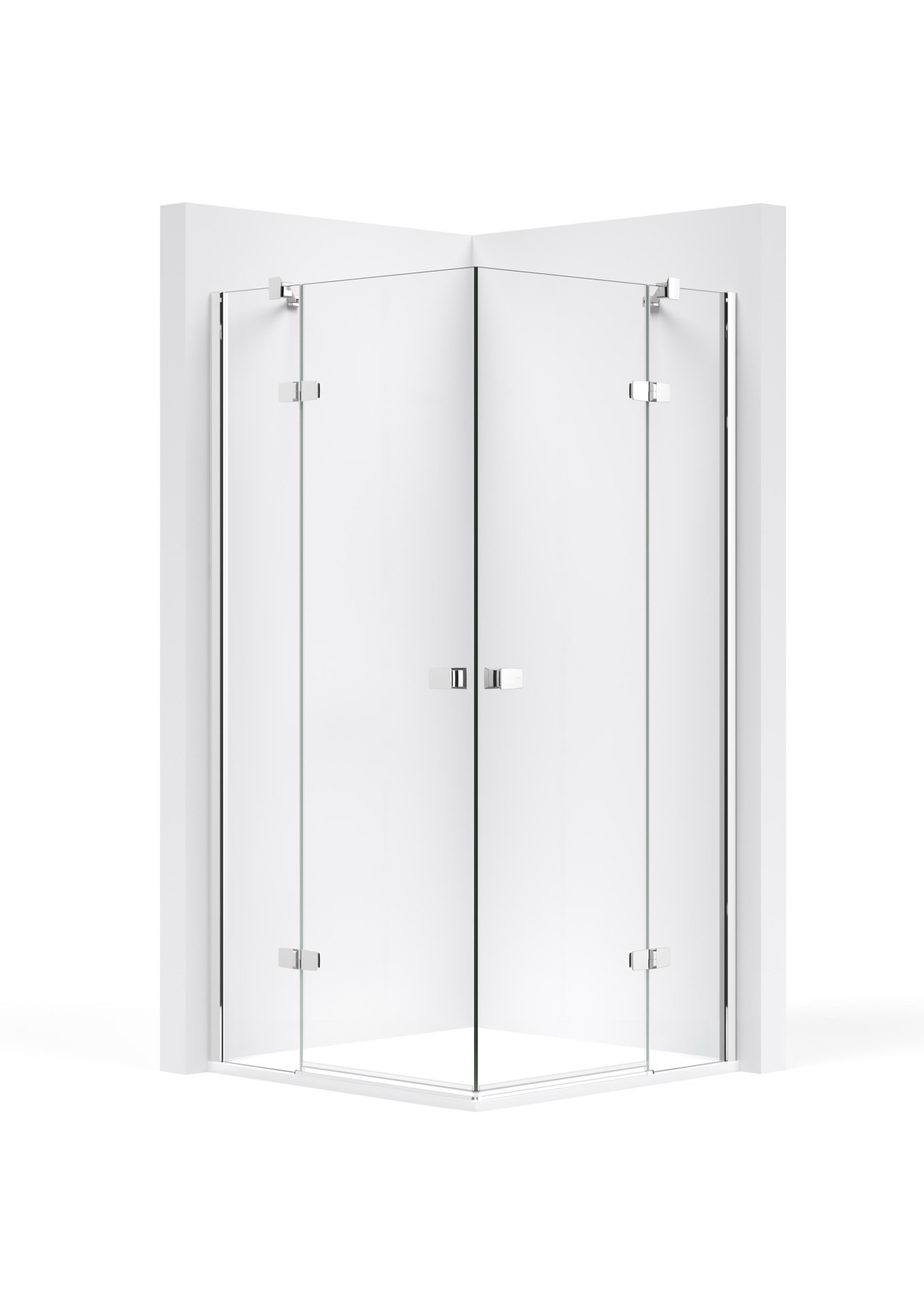 AM321.........+AM321......... 2PLF - Угловой душ с 2 поворотными створками и двумя неподвижными ROCA Vela