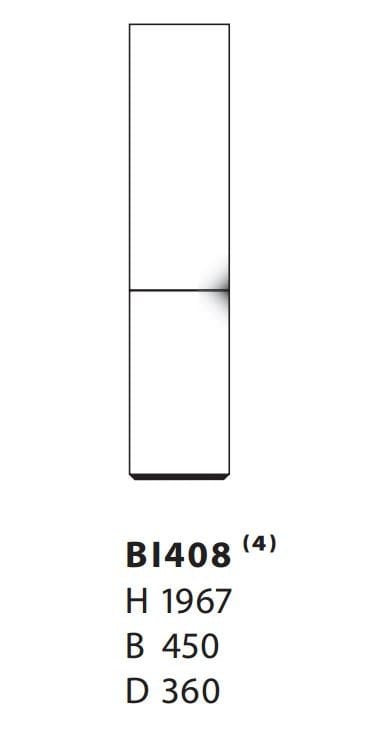 Деревянный шкаф с одной дверью Karl Andersson Mrs Bill ARCH-00090384 - Вид №2
