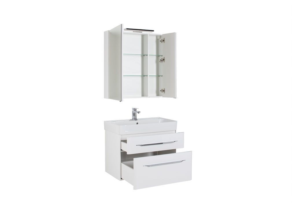 Мебель для ванной Aquanet Виченца 80 белый 00199302 - Вид №1