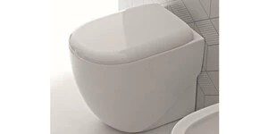 AB10 Приставной унитаз напольный Белый Ceramica Hidra ABC Италия