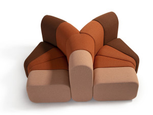 Модульный тканевый диван