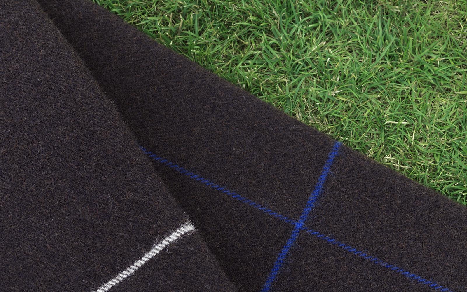 5000532 Одеяло Throw Blanket Mega Simple Check Parterre Brown Normann Copenhagen  - Вид №2