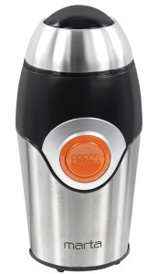 9058507 Кофемолка электрическая MARTA MT-2169 оранжевый