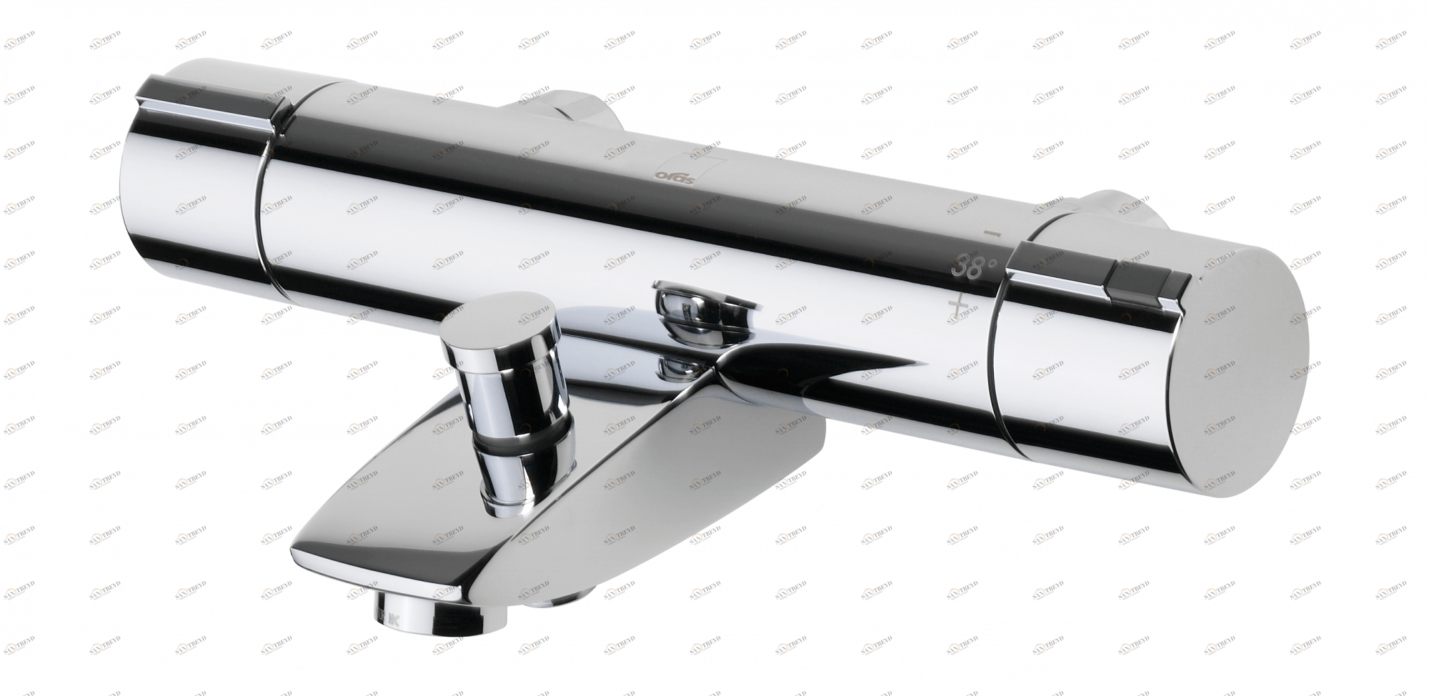 Oras 2875 Cмеситель для ванны и душа 2875 Cubista Хром 