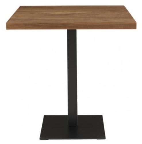 Ligne Roset Квадратный стол из стали и дерева  19950188  - Вид №1
