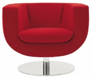 B&B Italia Вращающееся кресло из ткани Tulip