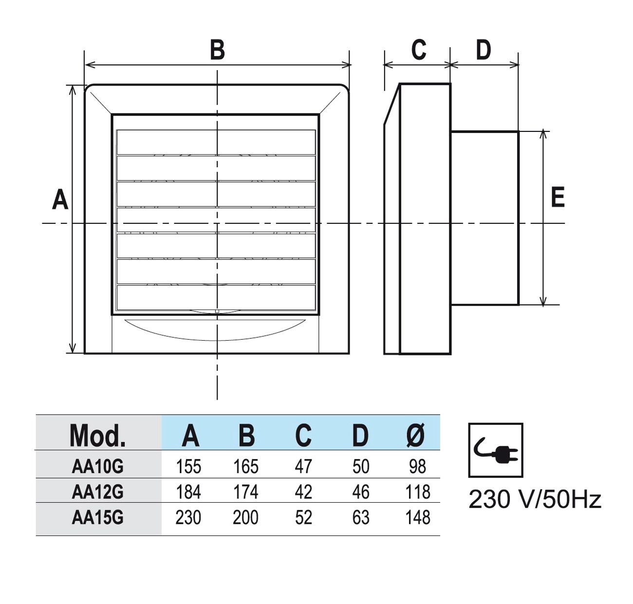 Спиральный вытяжной вентилятор с настенным демпфером First Corporation вентиляция ARCH-00125311 - Вид №4