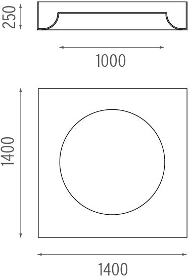 Flos Люминесцентный подвесной светильник Soft collection - 3d sun-id-1424796 - Вид №1