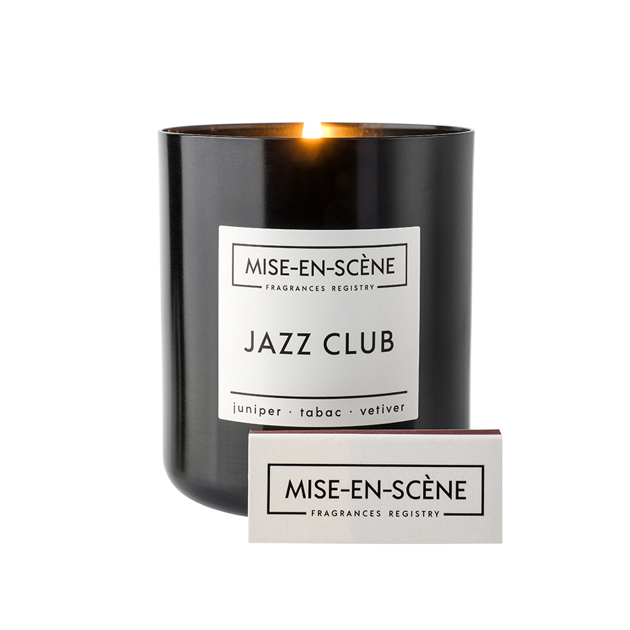 Свеча ароматическая Mise En Scene Jazz Club AMBIENTAIR  00-3894980 Черный  - Вид №6