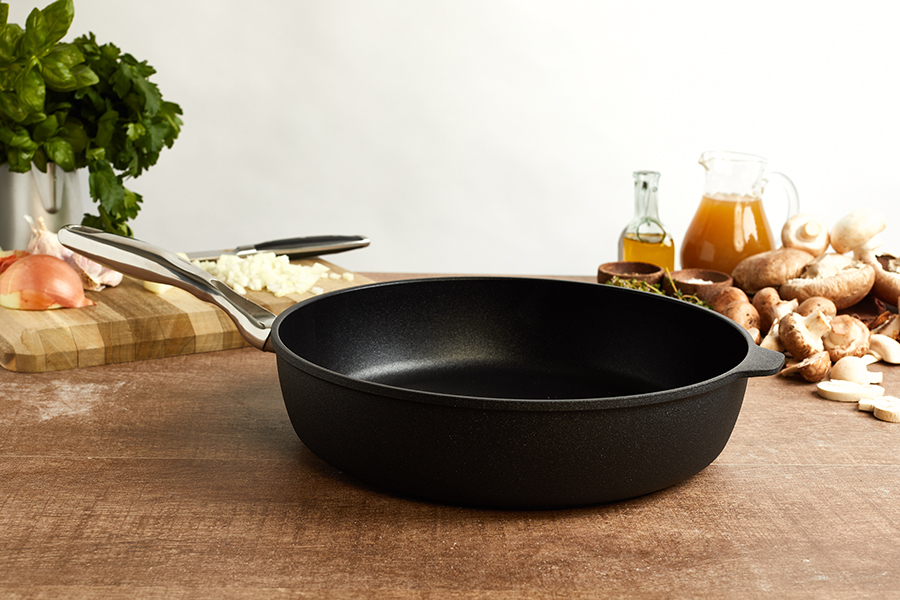 Сотейник Swiss Diamond со стеклянной крышкой и металлической ручкой, Ø32 см XD6732C - Вид №1