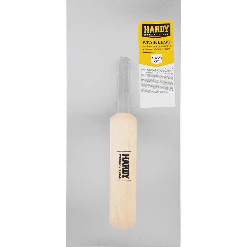 Гладилка из нержавеющей стали Hardy 0800-252800 130x280 мм STLM-2027369 - Вид №1