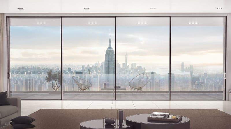 Дверь-окно с тройным остеклением Alumil Supreme systems ARCH-00131693 - Вид №1