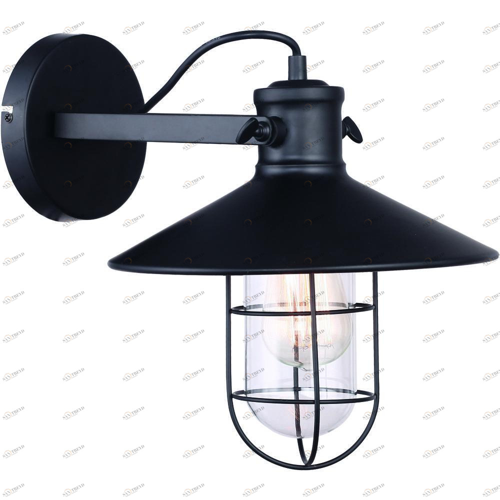 Бра Divinare Laterna 2007/01 AP-1 DIVINARE ПОД СТАРИНУ, ФОНАРЬ 078863 Черный 