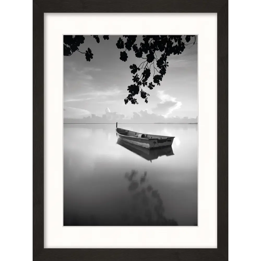 Картина в раме Лодка 33x40 см цвет разноцветный 86327354 STLM-2084084 POSTERMARKET 
