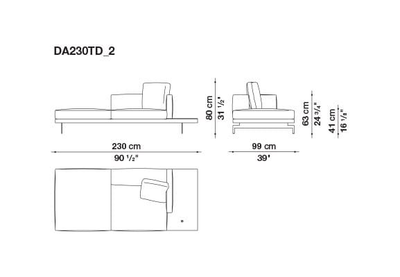 3-местный тканевый диван B&B Italia док ARCH-00033457 - Вид №119